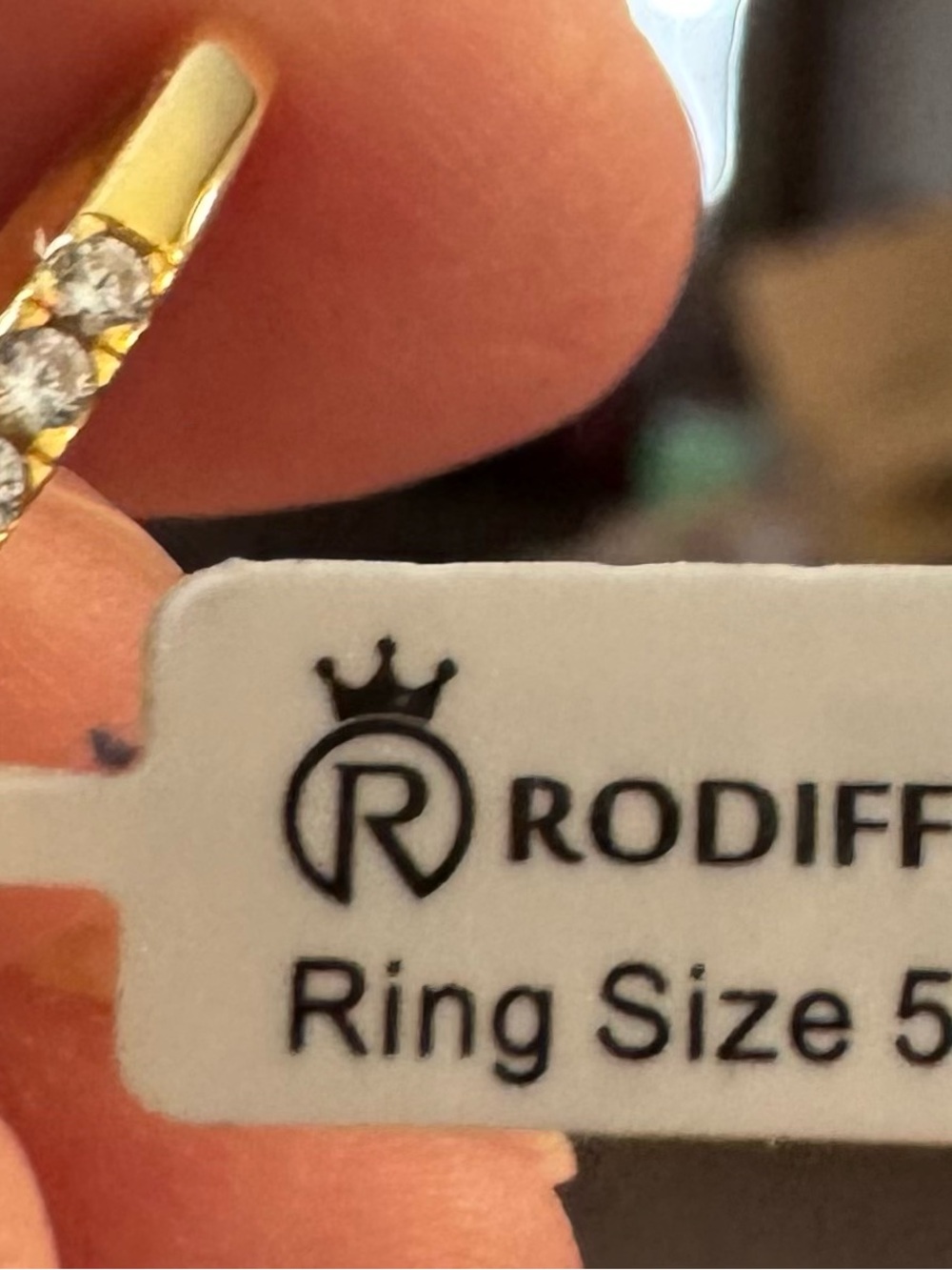 Yellow Cubic Zirconia Promise Rings - Picture 3 of 11